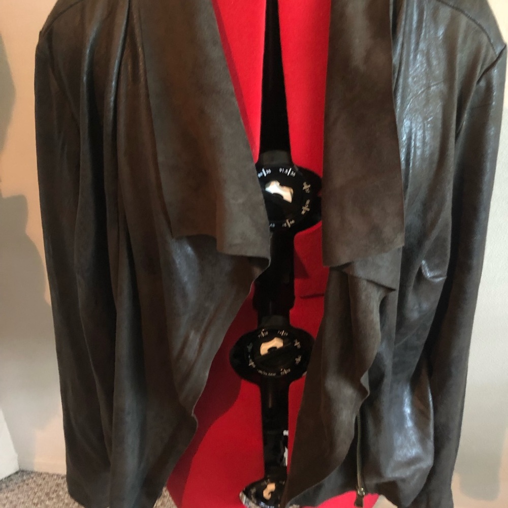 Suede jacket Lane Bryant